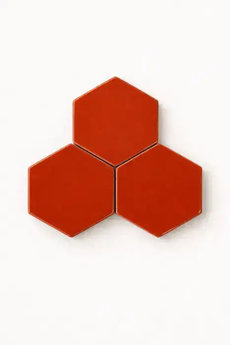 Hexagonito Deslavado Terracota